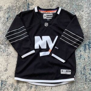 Reebok Kids Black Hockey Jersey